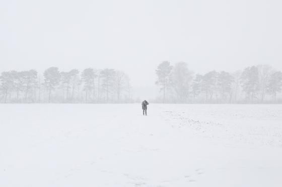 Schneegestöber