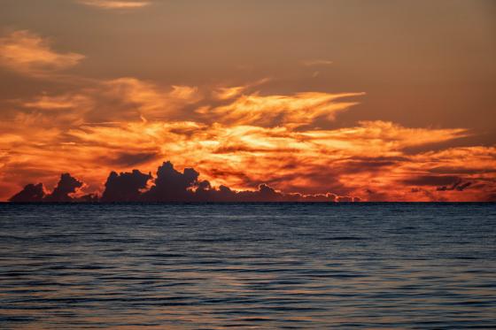 Sonnenuntergang an der Ostsee