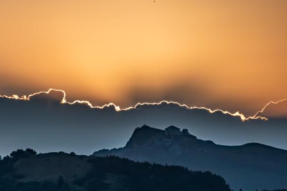Goldene Stunde mit Schäfler