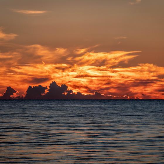 Sonnenuntergang an der Ostsee