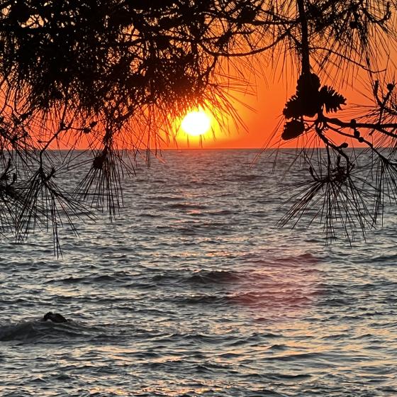 Sonnenuntergang in Istrien 1